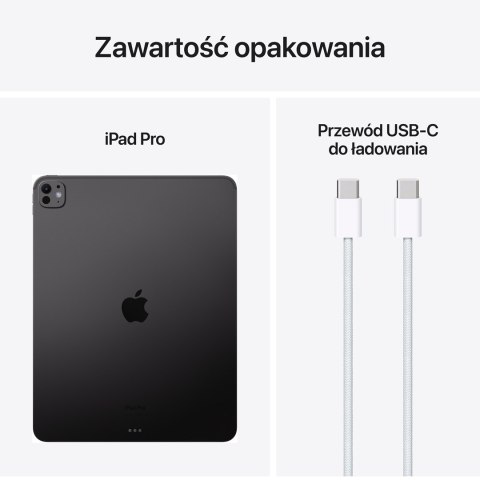 Apple iPad Pro Apple M 512 GB 33 cm (13") 8 GB Wi-Fi 6E (802.11ax) iPadOS 17 Czarny