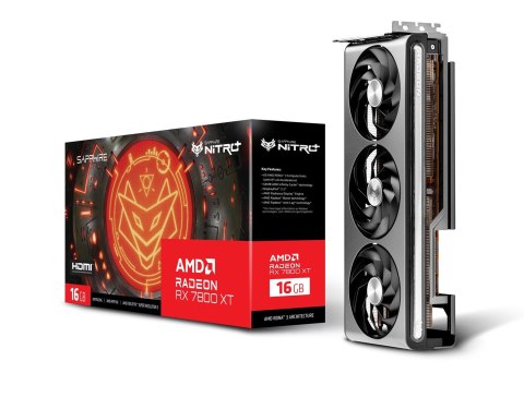 Karta graficzna SAPPHIRE Radeon RX 7800 XT NITRO+ GAMING OC 16GB GDDR6 Karta graficzna SAPPHIRE Radeon RX 7800 XT NITRO+ GAMING OC 16GB GDDR6