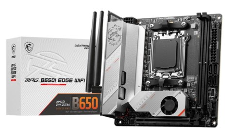 MSI MPG B650I EDGE WIFI płyta główna AMD B650 Gniazdo AM5 mini ATX MSI MPG B650I EDGE WIFI płyta główna AMD B650 Gniazdo AM5 mini ATX