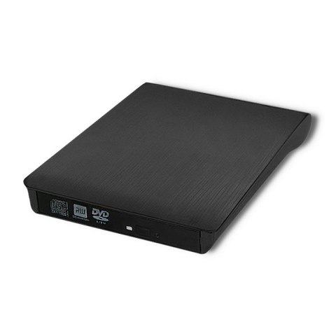 Qoltec 51857 Nagrywarka DVD-RW zewnętrzna |USB 3.0 | Czarna