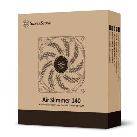 Silverstone SST-AS140B system chłodzenia komputerów Obudowa komputera Wentylator 14 cm Czarny 1 szt. Silverstone SST-AS140B system chłodzenia komputerów Obudowa komputera Wentylator 14 cm Czarny 1 szt.