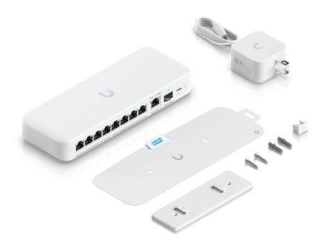 Ubiquiti UniFi Flex 2.5G Zarządzany L2 2.5G Ethernet (100/1000/2500) Obsługa PoE Montaż na biurku/ścianie Biały Ubiquiti UniFi Flex 2.5G Zarządzany L2 2.5G Ethernet (100/1000/2500) Obsługa PoE Montaż na biurku/ścianie Biały