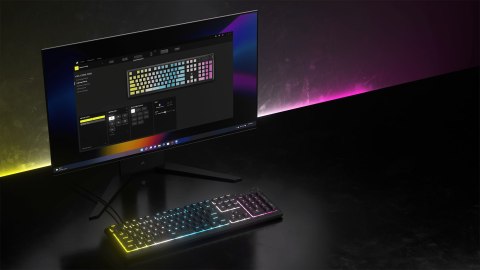 Klawiatura gamingowa RGB LED CORSAIR K55 CORE Juoda Klawiatura gamingowa RGB LED CORSAIR K55 CORE Juoda