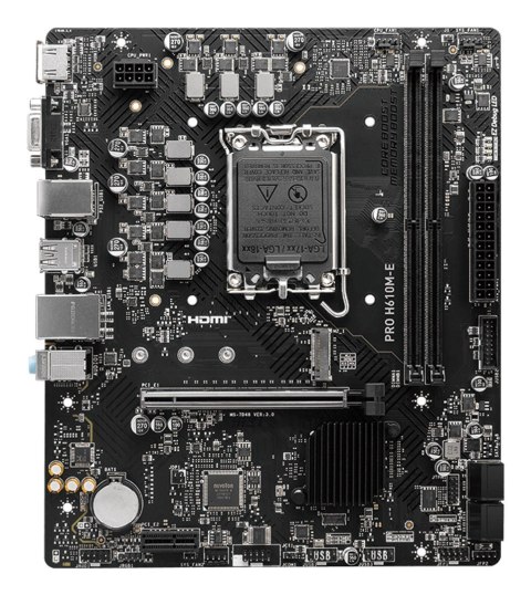 MSI PRO H610M-E płyta główna Intel H610 LGA 1700 micro ATX