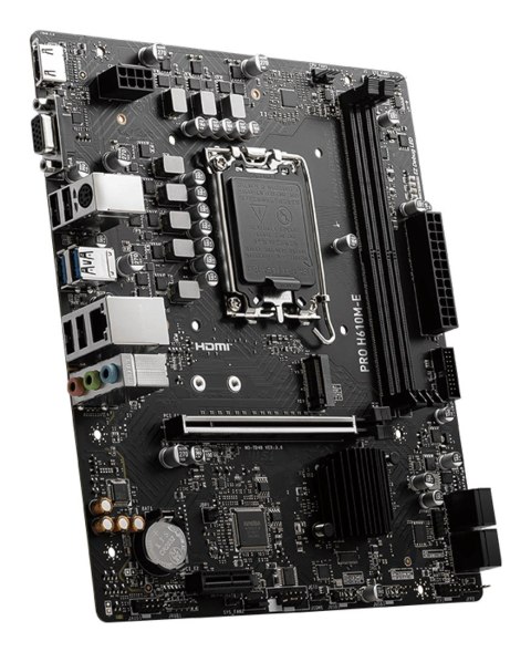MSI PRO H610M-E płyta główna Intel H610 LGA 1700 micro ATX