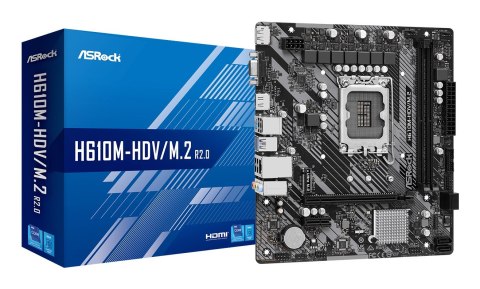 Płyta główna ASRock H610M-HDV/M.2 R2.0 Płyta główna ASRock H610M-HDV/M.2 R2.0