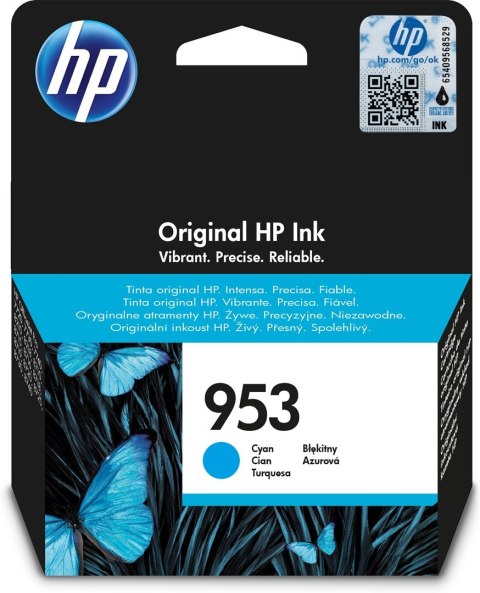 HP Oryginalny błękitny wkład atramentowy 953