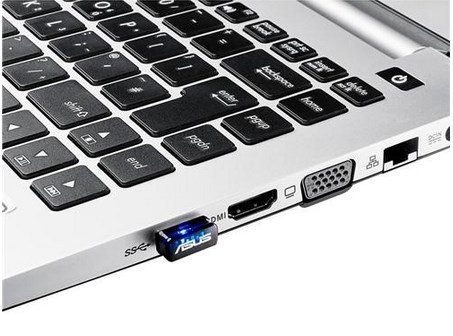 Karta sieciowa ASUS USB-N10 nano (USB 2.0) Karta sieciowa ASUS USB-N10 nano (USB 2.0)