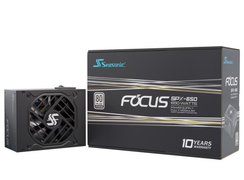 Seasonic FOCUS-SPX-650 moduł zasilaczy 650 W 20+4 pin ATX CFX Czarny Seasonic FOCUS-SPX-650 moduł zasilaczy 650 W 20+4 pin ATX CFX Czarny