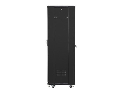Szafy jednosekcyjna, zamykana na zamek Lanberg FF01-6637-12B (37U; 19'' / 600mm / 600 mm; stojąca; Pełne, Szklane; 800 kg; kolor Szafy jednosekcyjna, zamykana na zamek Lanberg FF01-6637-12B (37U; 19'' / 600mm / 600 mm; stojąca; Pełne, Szklane; 800 kg; kolor