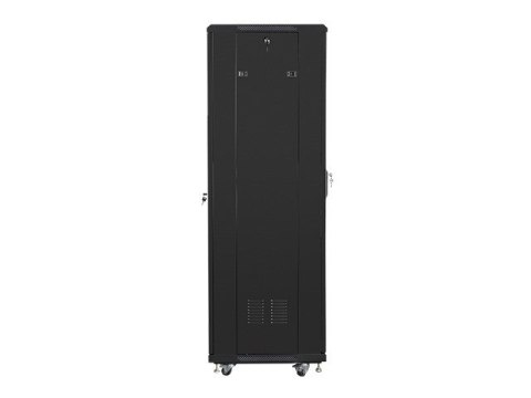 Szafy jednosekcyjna, zamykana na zamek Lanberg FF01-6637-12B (37U; 19'' / 600mm / 600 mm; stojąca; Pełne, Szklane; 800 kg; kolor Szafy jednosekcyjna, zamykana na zamek Lanberg FF01-6637-12B (37U; 19'' / 600mm / 600 mm; stojąca; Pełne, Szklane; 800 kg; kolor