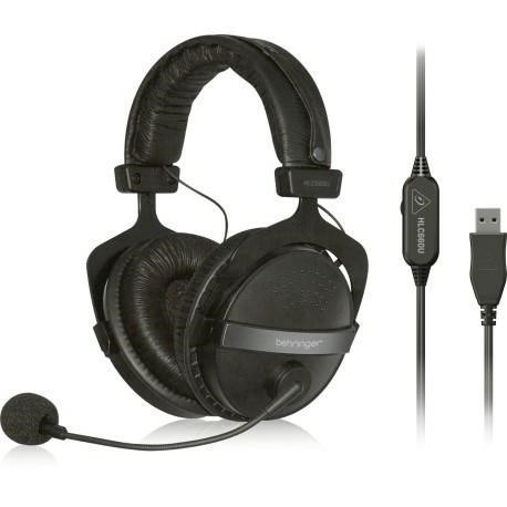 Behringer HLC660U - słuchawki USB z wbudowanym mikrofonem Behringer HLC660U - słuchawki USB z wbudowanym mikrofonem