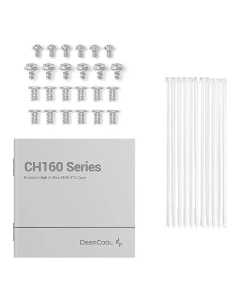 DeepCool CH160 WH Small Form Factor (SFF) Biały