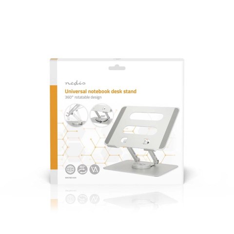 Podstawka pod notebooka Nedis 17" składana obracana 360 Podstawka pod notebooka Nedis 17" składana obracana 360