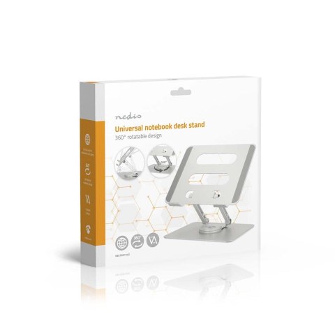 Podstawka pod notebooka Nedis 17" składana obracana 360 Podstawka pod notebooka Nedis 17" składana obracana 360