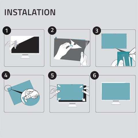 Qoltec Filtr światła niebieskiego 23.8" | 16:9 | Ochrona wzroku | Anti Glare | Matowy | na monitor Qoltec Filtr światła niebieskiego 23.8" | 16:9 | Ochrona wzroku | Anti Glare | Matowy | na monitor