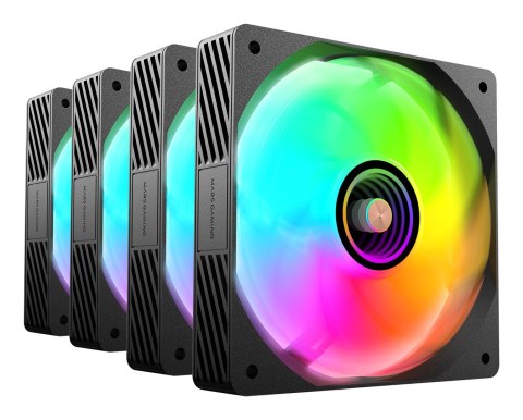 TACENS MARS MF-SI4KIT FANS 120 ARGB x4 BK- wentylatory+hub+pilot (TACMARS-MFSI4KIT) TACENS MARS MF-SI4KIT FANS 120 ARGB x4 BK- wentylatory+hub+pilot (TACMARS-MFSI4KIT)