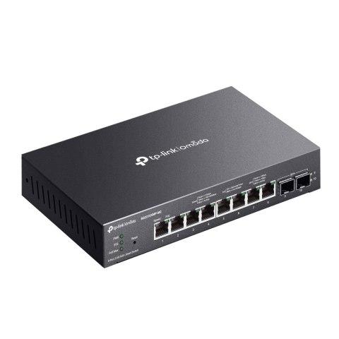 TP-Link Omada SG2210XMP-M2 łącza sieciowe Zarządzany L2/L2+ 2.5G Ethernet (100/1000/2500) Obsługa PoE Montaż na biurku/ścianie C TP-Link Omada SG2210XMP-M2 łącza sieciowe Zarządzany L2/L2+ 2.5G Ethernet (100/1000/2500) Obsługa PoE Montaż na biurku/ścianie C