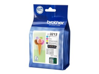 Tusze Brother LC-3213VAL black Cyan Magenta Yellow