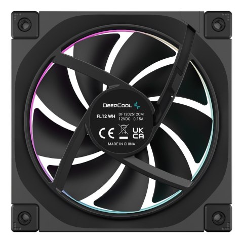 DeepCool FL12 Obudowa komputera Wentylator 12 cm Czarny 1 szt.