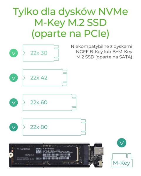 ICY BOX IB-1817M-C31 Obudowa SSD Szary M.2 ICY BOX IB-1817M-C31 Obudowa SSD Szary M.2