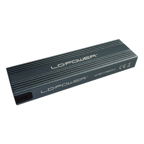 LC-Power LC-M2-C-MULTI-3 obudowa do dysków twardych Obudowa SSD Antracyt M.2 LC-Power LC-M2-C-MULTI-3 obudowa do dysków twardych Obudowa SSD Antracyt M.2