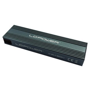 LC-Power LC-M2-C-MULTI-3 obudowa do dysków twardych Obudowa SSD Antracyt M.2