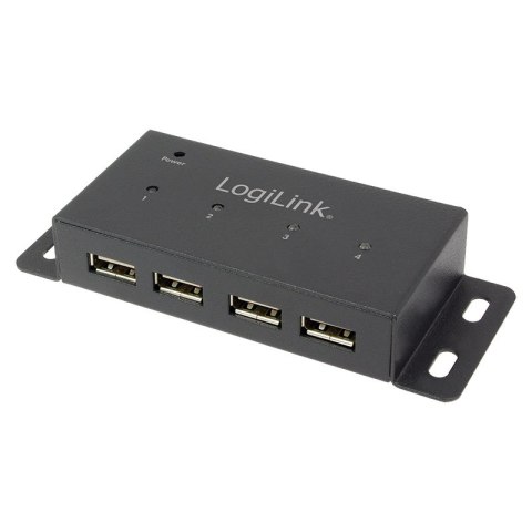 LogiLink UA0141A huby i koncentratory 480 Mbit/s Czarny LogiLink UA0141A huby i koncentratory 480 Mbit/s Czarny