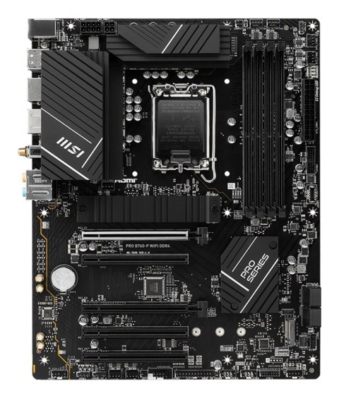 MSI PRO B760-P WIFI DDR4 płyta główna LGA 1700 ATX MSI PRO B760-P WIFI DDR4 płyta główna LGA 1700 ATX