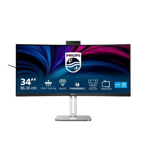 Monitor Philips 86,4cm (34,0") 34B2U6603CH 21:09 HDMI+DP+USB-C szary