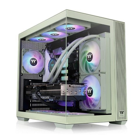 Obudowa komputerowa Thermaltake View 380 TG ARGB Matcha Green Obudowa komputerowa Thermaltake View 380 TG ARGB Matcha Green