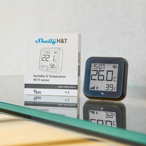 Shelly H&T Gen3 Wewnątrz/Na wolnym powietrzu Czujnik temperatury i wilgotności Wolnostojący Przewodowy i Bezprzewodowy Shelly H&T Gen3 Wewnątrz/Na wolnym powietrzu Czujnik temperatury i wilgotności Wolnostojący Przewodowy i Bezprzewodowy