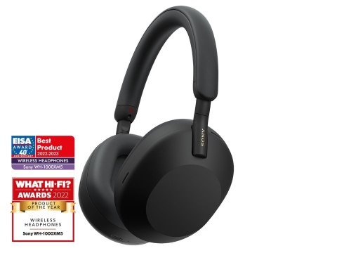 Sony WH-1000XM5 Słuchawki Przewodowy i Bezprzewodowy Opaska na głowę Połączenia/muzyka Bluetooth Czarny