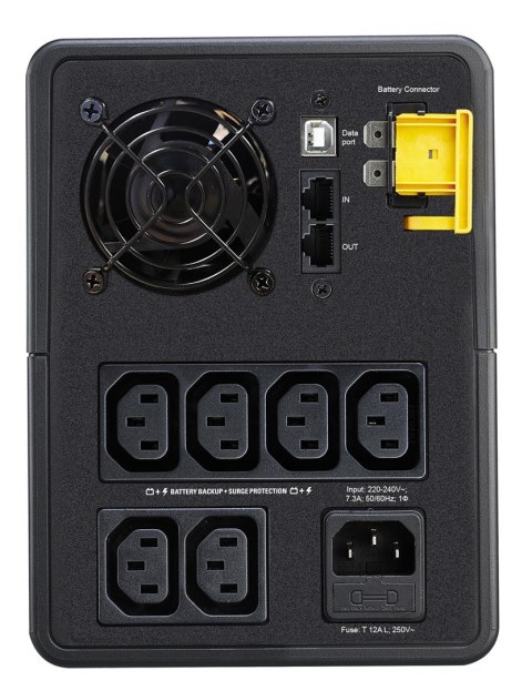 APC BX1600MI zasilacz UPS Technologia line-interactive 1,6 kVA 900 W 6 x gniazdo sieciowe APC BX1600MI zasilacz UPS Technologia line-interactive 1,6 kVA 900 W 6 x gniazdo sieciowe
