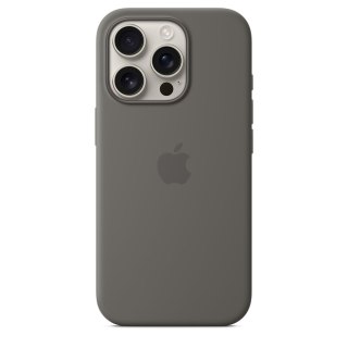 Apple - Obudowa tylna do telefonu komórkowego - Kompatybilna z MagSafe - Silikon - Kamienny szary - do iPhone 16 Pro (MYYL3ZM/A)