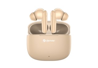 Denver TWE-48NU Zestaw słuchawkowy True Wireless Stereo (TWS) Douszny Połączenia/muzyka Bluetooth Cielisty