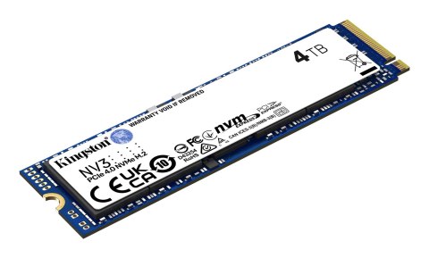 Kingston DYSK SSD 4000G NV3 M.2 2280 PCIe 4.0 NVMe Kingston DYSK SSD 4000G NV3 M.2 2280 PCIe 4.0 NVMe