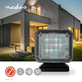 Nedis TV Simulator atrapa kamery bezpieczeństwa Czarny Pudełko