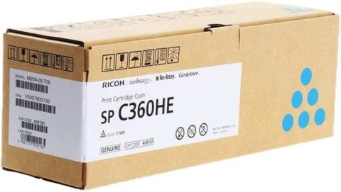 Ricoh Toner SP C360HE 408185 Cyan Ricoh Toner SP C360HE 408185 Cyan