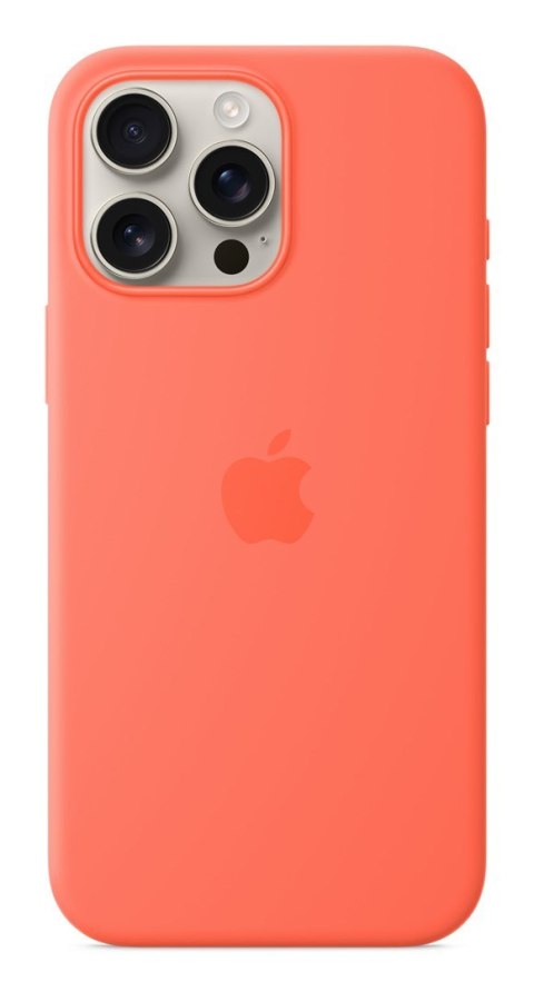 Silikonowe etui Apple iPhone 16 Pro Max z MagSafe - Tangerine