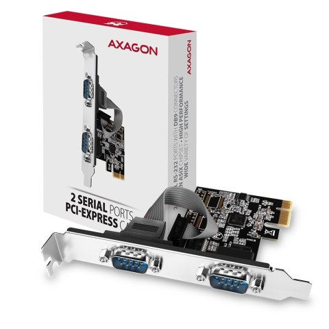 Axagon PCEA-S2N adapter Wewnętrzny RS-232 Axagon PCEA-S2N adapter Wewnętrzny RS-232
