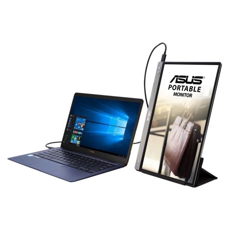 ASUS MB14AC monitor komputerowy 35,6 cm (14") 1920 x 1080 px Full HD Szary