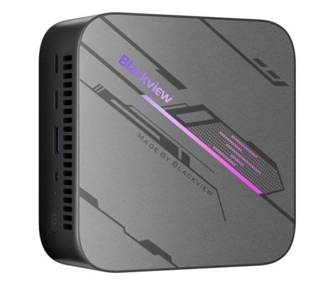 Blackview Mini PC MP100 Ryzen 7-5825U 32 GB DDR4 1 TB SSD Windows 11 Pro Czarny