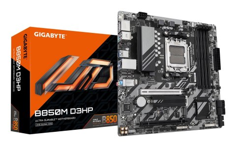 GIGABYTE B850M D3HP płyta główna AMD B850 Gniazdo AM5 micro ATX GIGABYTE B850M D3HP płyta główna AMD B850 Gniazdo AM5 micro ATX
