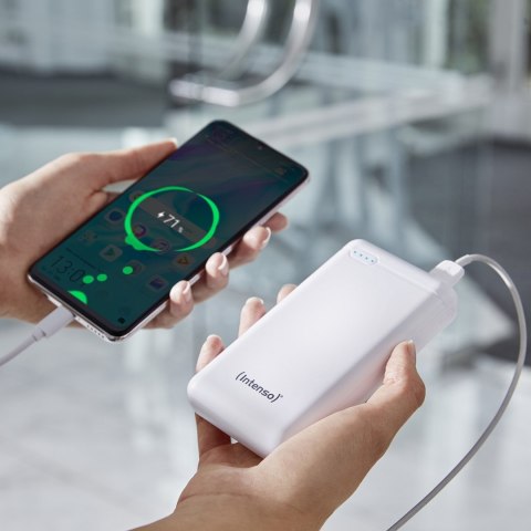 Intenso XS20000 Powerbank Zusatzakku LiPo 20000 mAh 7313552 Litowo-polimerowy (LiPo) Biały Intenso XS20000 Powerbank Zusatzakku LiPo 20000 mAh 7313552 Litowo-polimerowy (LiPo) Biały