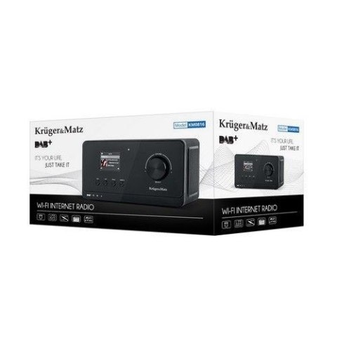 Krüger&Matz KM0816 radio Osobisty Analogowe i cyfrowe Czarny