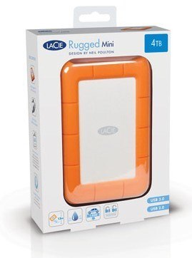 LaCie Rugged Mini zewnętrzny dysk twarde 4 TB Pomarańczowy LaCie Rugged Mini zewnętrzny dysk twarde 4 TB Pomarańczowy