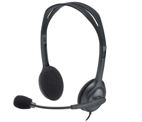 Logitech H111 Zestaw słuchawkowy Przewodowa Opaska na głowę Biuro/centrum telefoniczne Szary Logitech H111 Zestaw słuchawkowy Przewodowa Opaska na głowę Biuro/centrum telefoniczne Szary