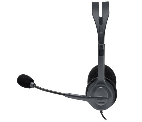 Logitech H111 Zestaw słuchawkowy Przewodowa Opaska na głowę Biuro/centrum telefoniczne Szary Logitech H111 Zestaw słuchawkowy Przewodowa Opaska na głowę Biuro/centrum telefoniczne Szary