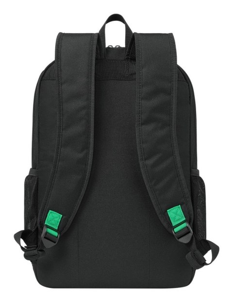 Rivacase Gremio plecak City backpack Czarny Poliester, Przetworzony politereftalan etylenu (rPET)